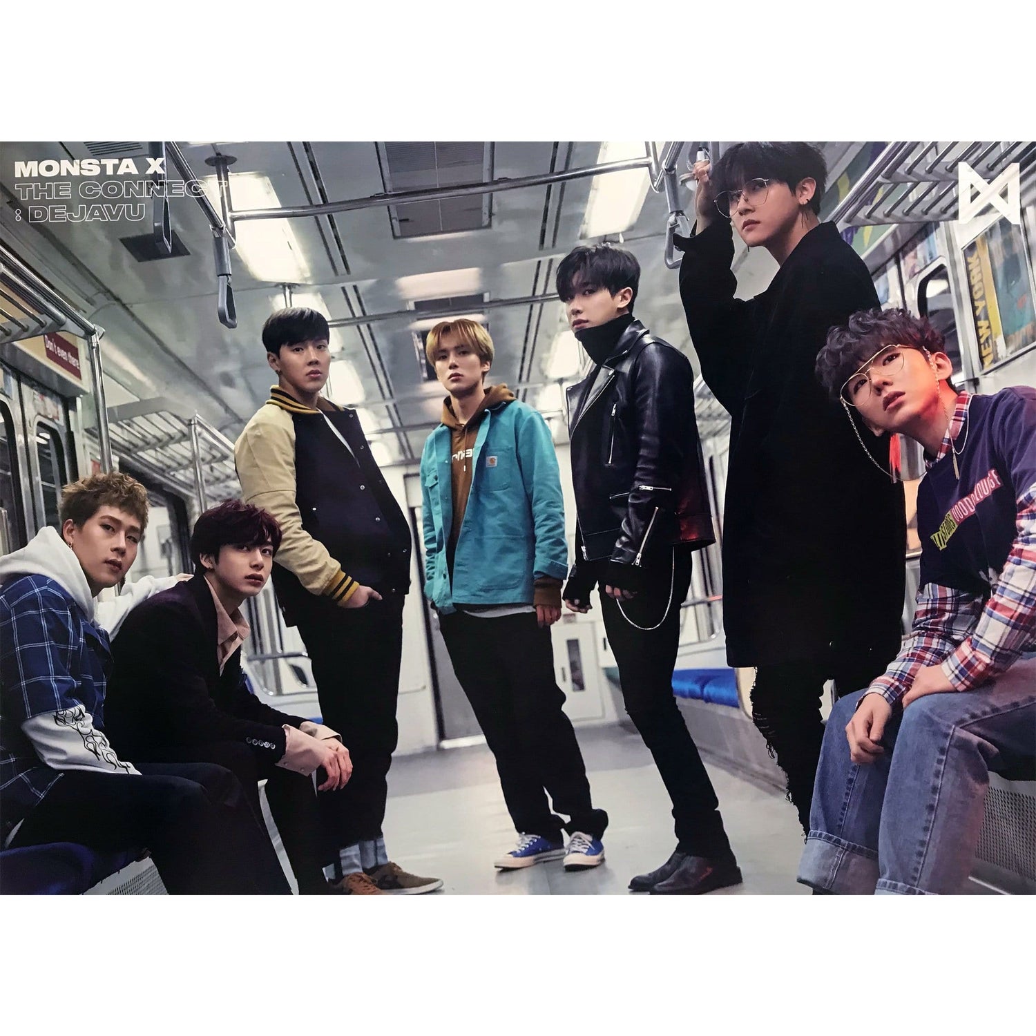 MUSIC PLAZA Poster B version Monsta X | THE CONNECT : DEJAVU | POSTER