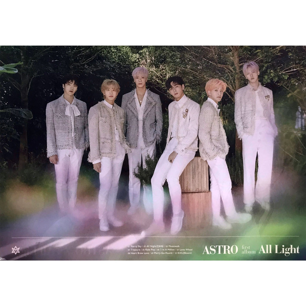 MUSIC PLAZA Poster 아스트로 | ASTRO | 1st album -ALL LIGHT (double sided) | POSTER