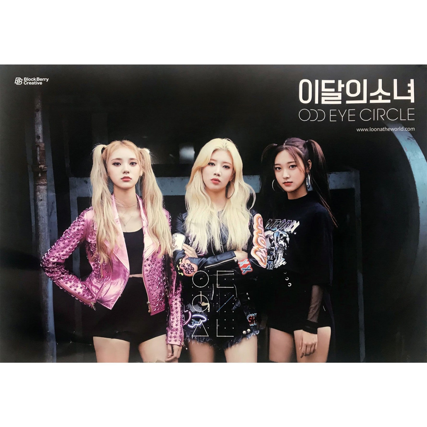 MUSIC PLAZA Poster D version 이달의소녀 | LOONA | ODD EYE CIRCLE  | POSTER