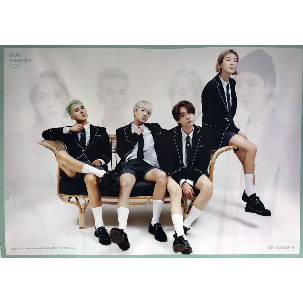 MUSIC PLAZA Poster 위너 | WINNOR | OUR TWENTY FOR (2 sided) | POSTER