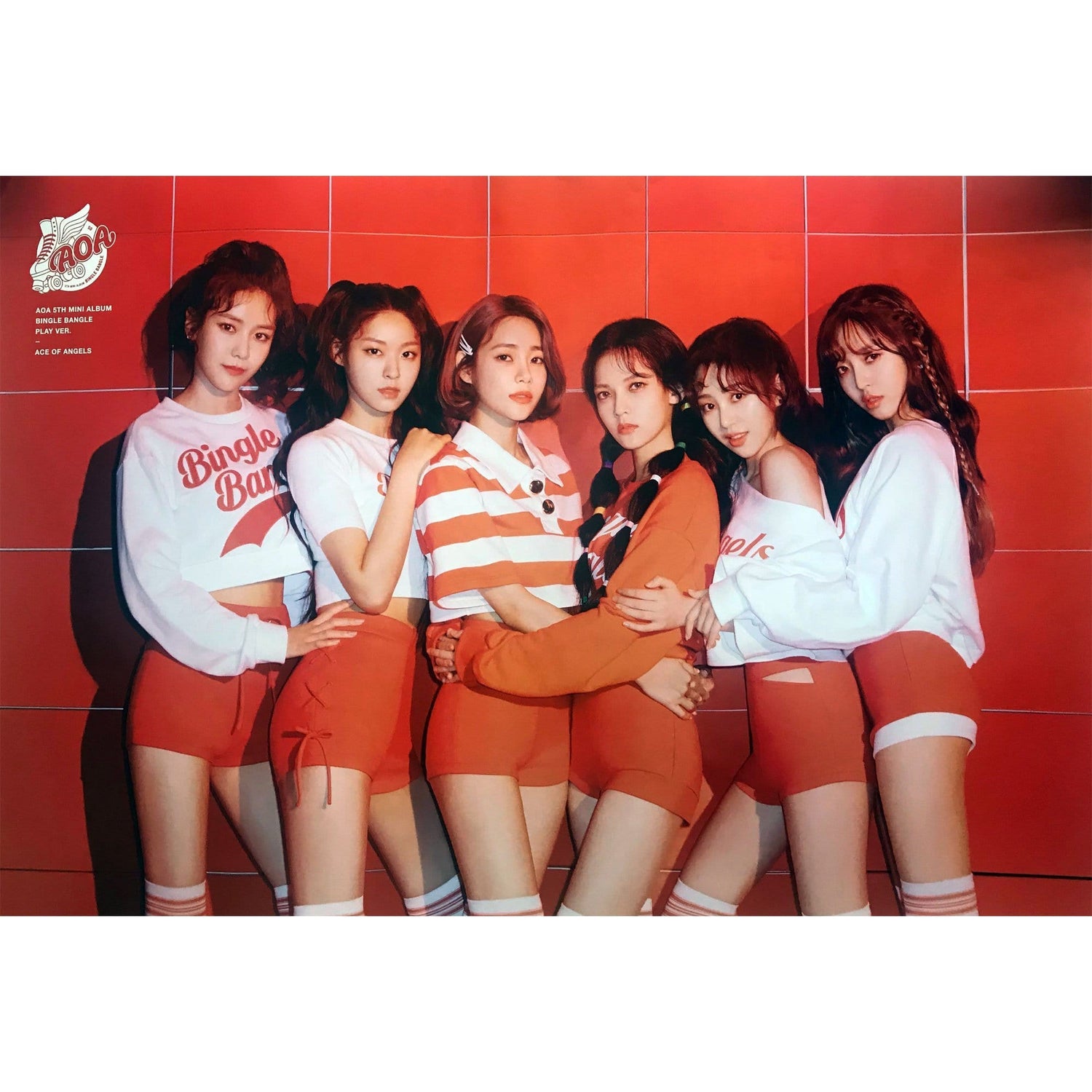 MUSIC PLAZA Poster B. play version 에이오에이 | A.O.A | 5th - BINGLE BANGLE | POSTER
