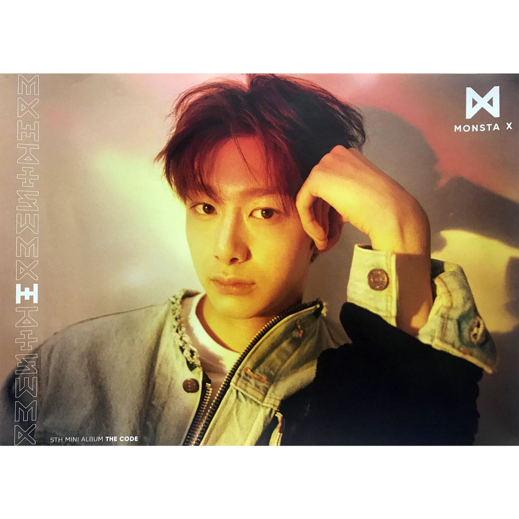 MUSIC PLAZA Poster B version Monsta X | 5th mini album - THE CODE | 7 type | POSTER