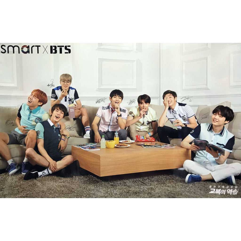 MUSIC PLAZA Poster A version BTS | 방탄소년단 | Smart X | POSTER