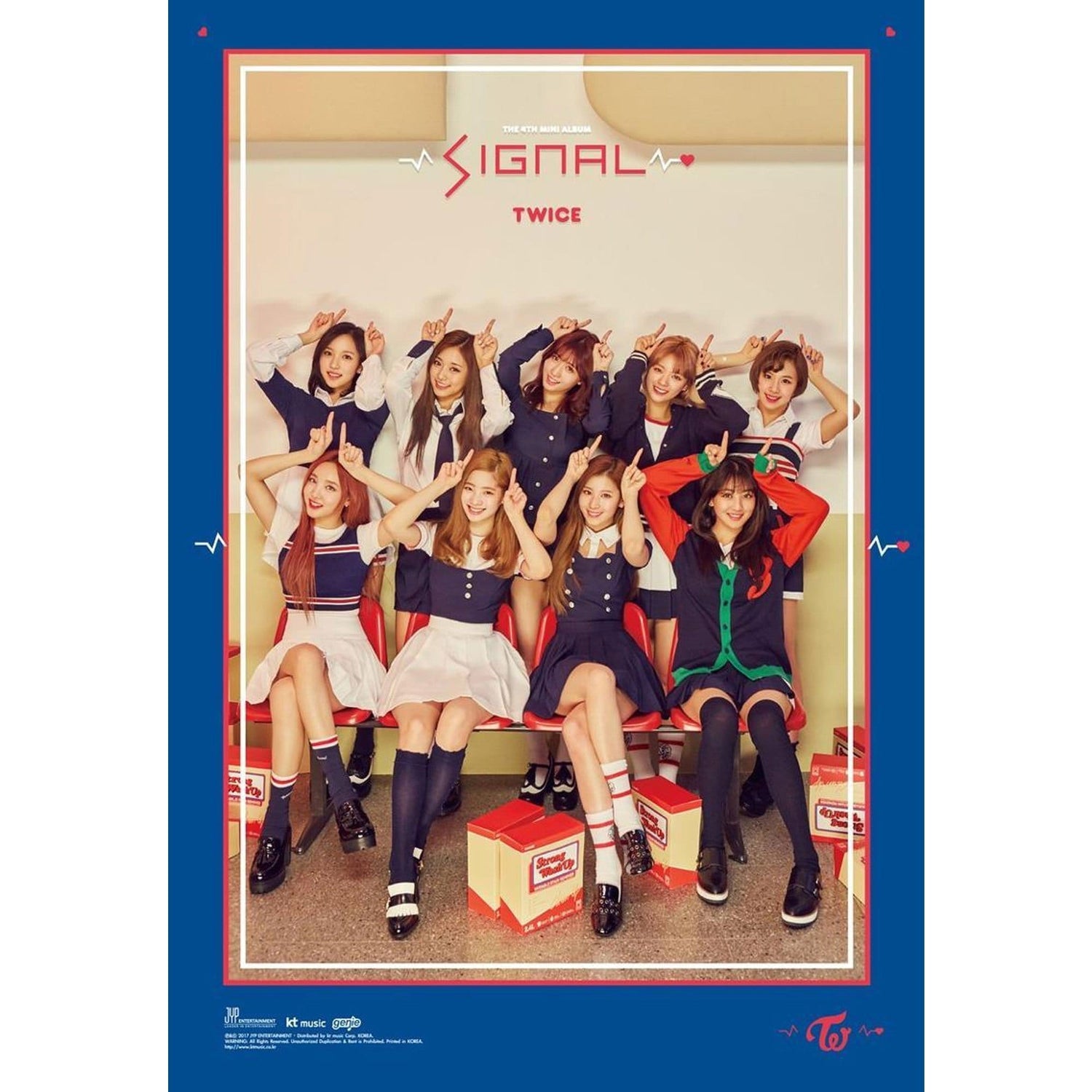 MUSIC PLAZA Poster Twice | 트와이스 | 4th mini album - SIGNAL | POSTER
