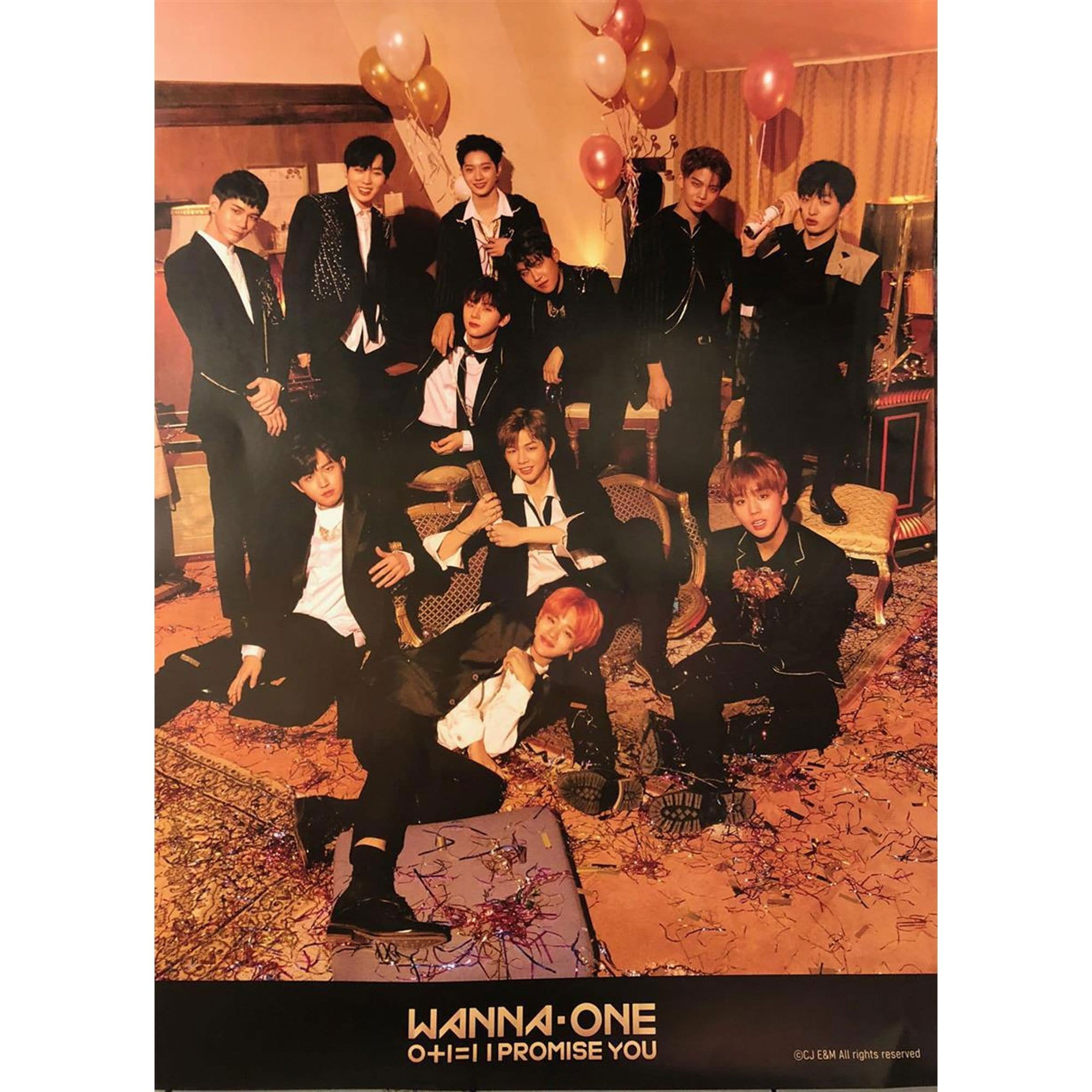 ★小売★　ワナワン　公式　ミニポスター 워너원 | WANNA ONE | 2ND MINI ALBUM [ 0 + 1 = 1 (I PROMISE YOU