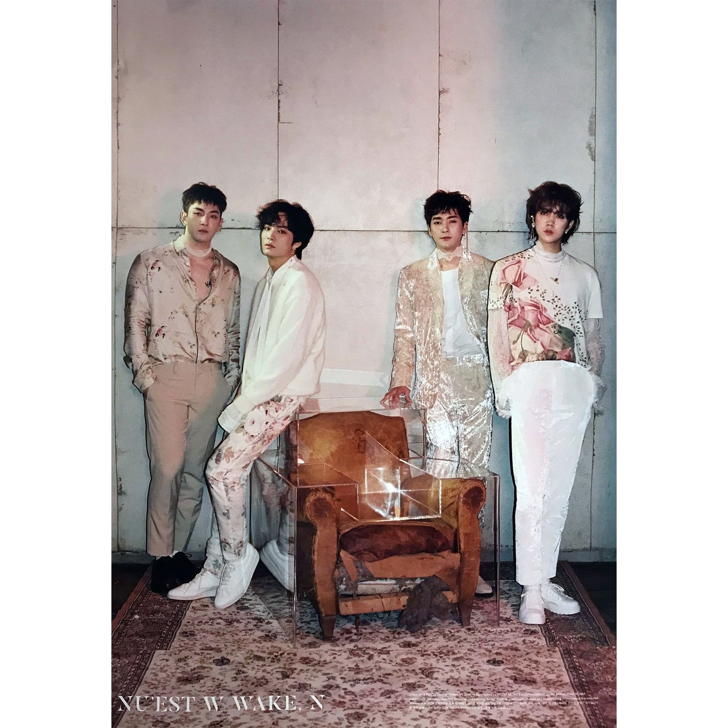 MUSIC PLAZA Poster A. group 뉴이스트 W |  NUEST W | WAKE,N | POSTER