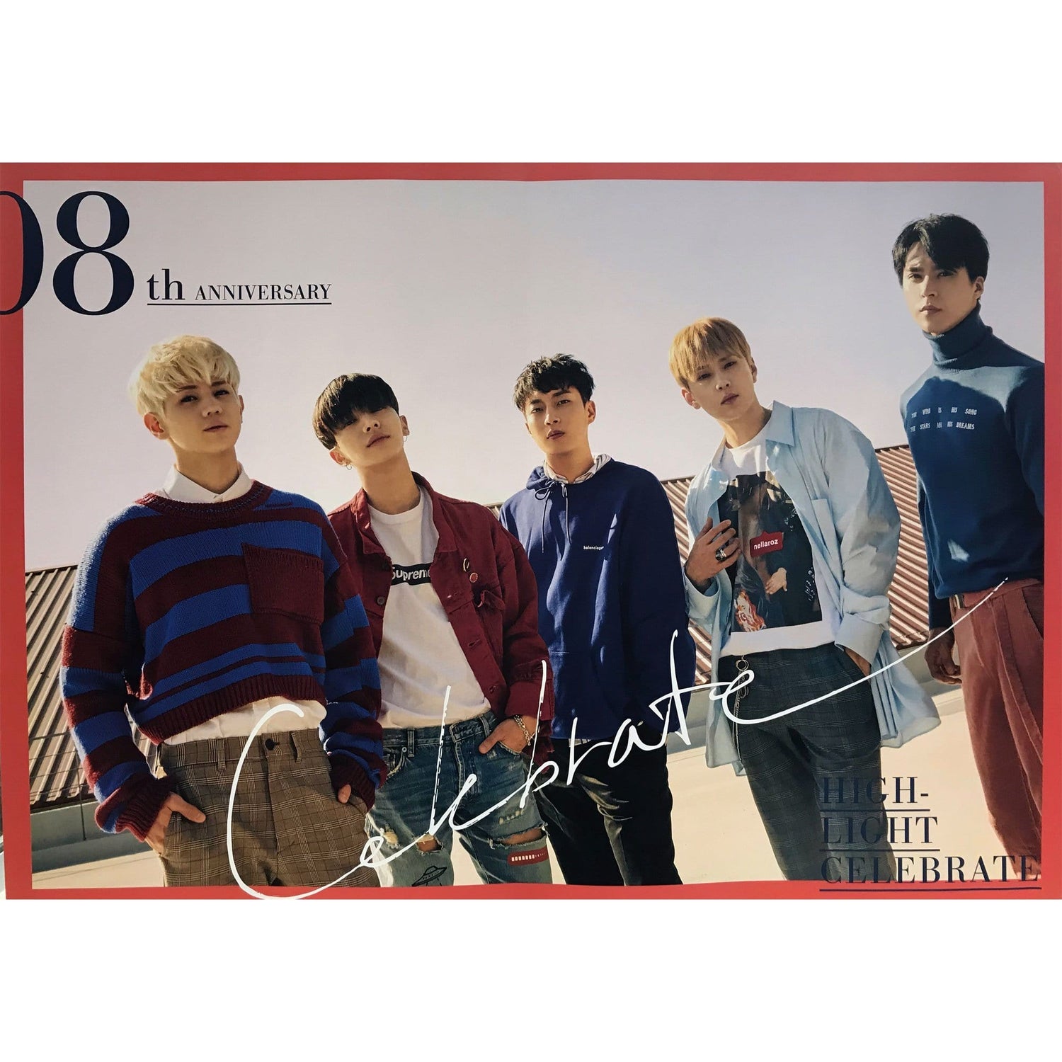 MUSIC PLAZA Poster A ver 하이라이트 | 비스트 | HIGHLIGHT |  beast | CELEBRATE | POSTER