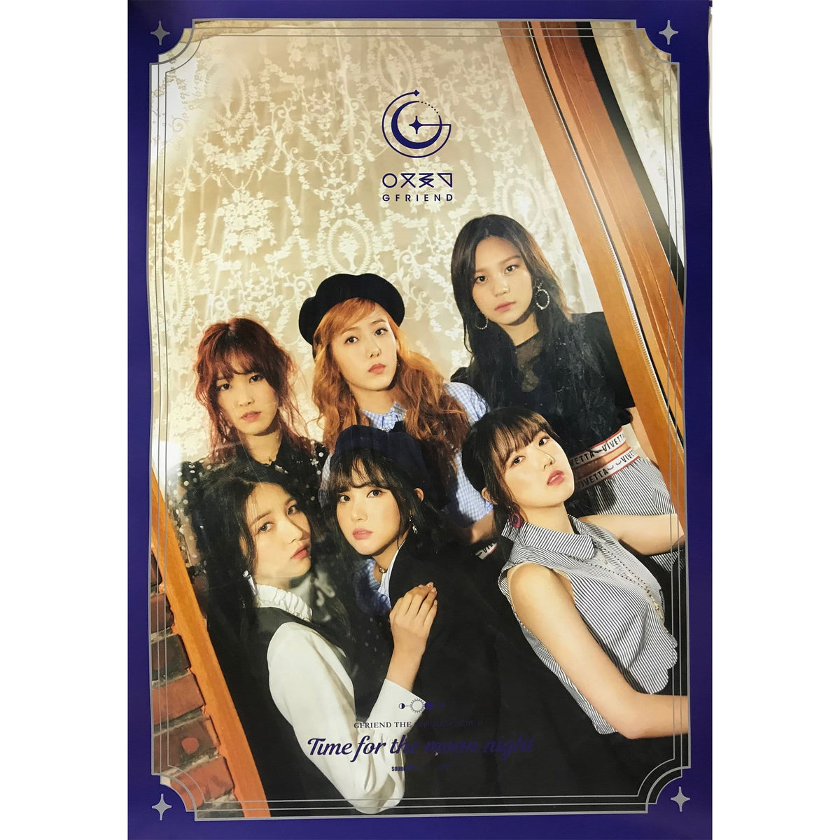 MUSIC PLAZA Poster B. MOON version 여자친구 | GFRIEND | 6th mini album-TIME FOR THE MOON NIGHT | POSTER ONLY