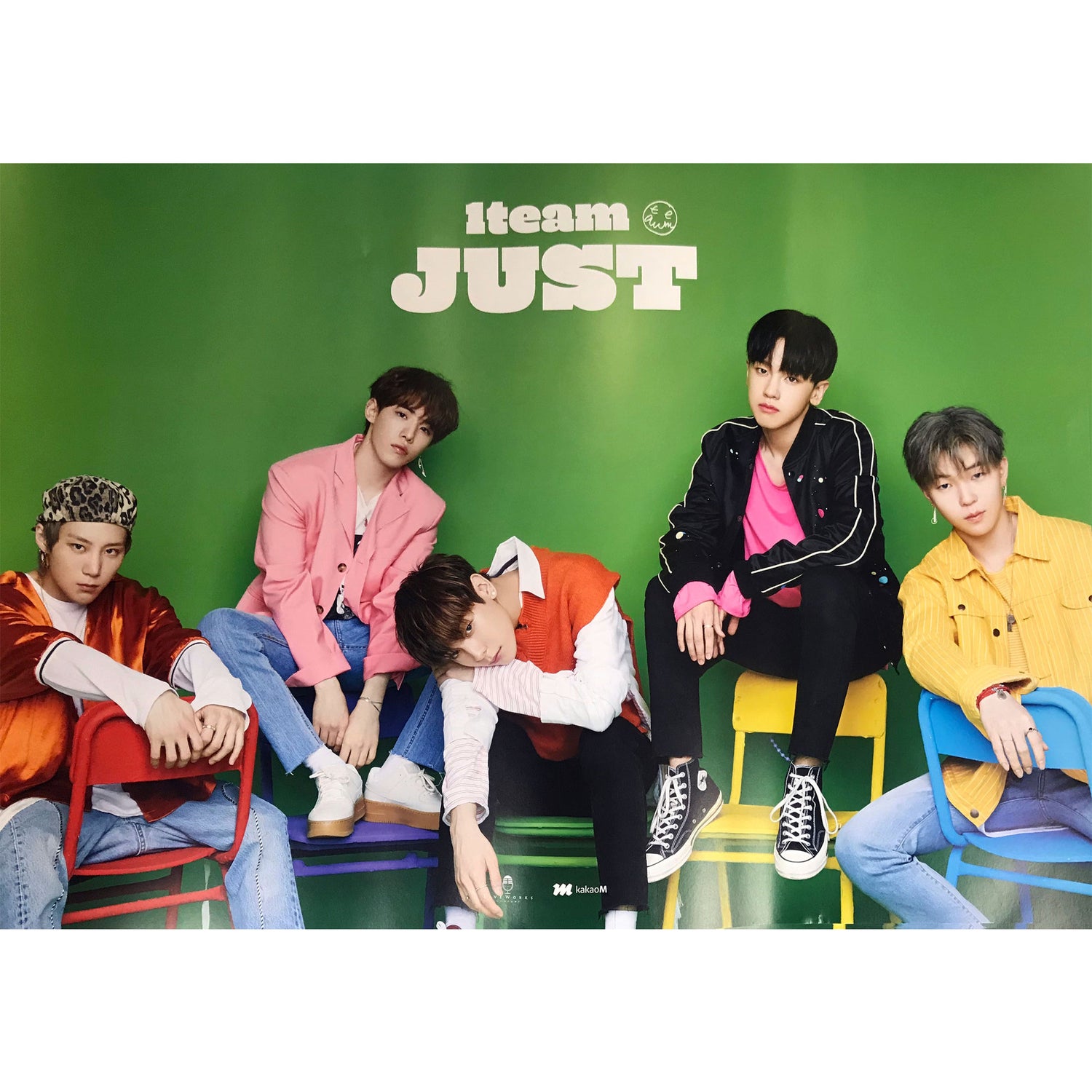 원팀 | 1TEAM | 2ND MINI ALBUM [ JUST ] | POSTER ONLY
