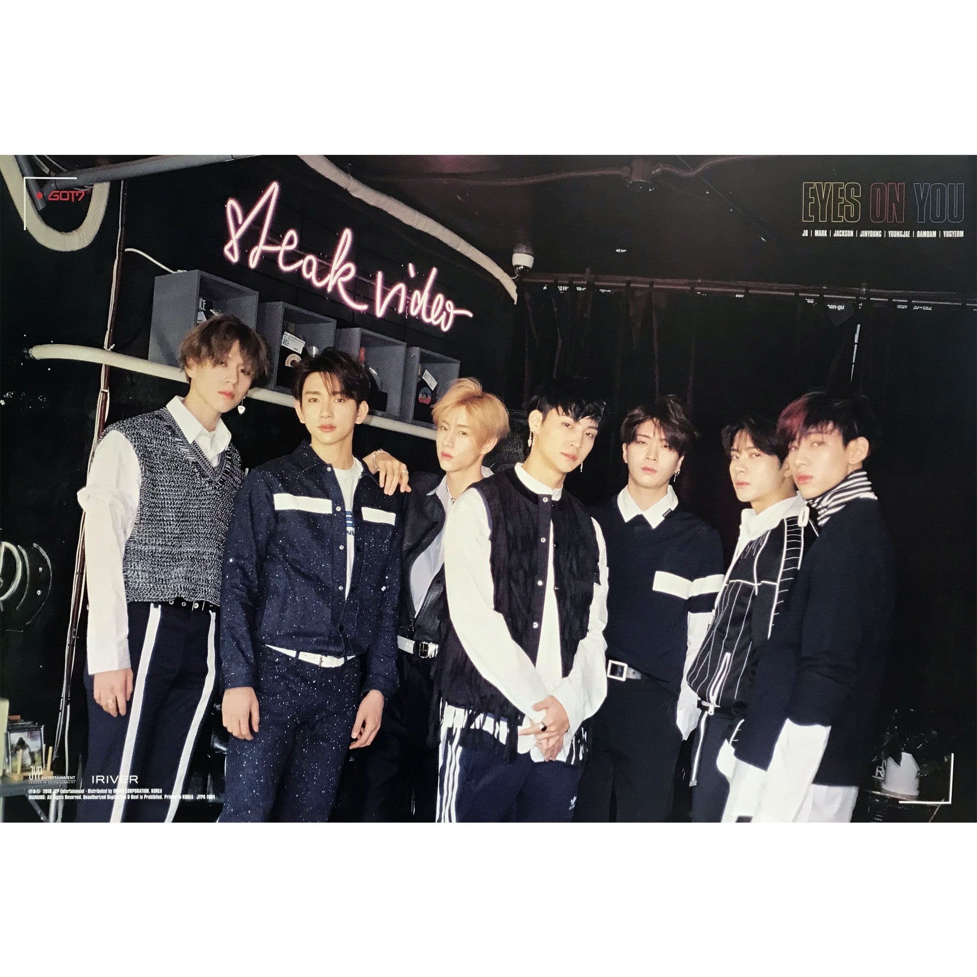 갓세븐 | GOT7 | 7TH MINI ALBUM [ EYES ON YOU ] | POSTER ONLY