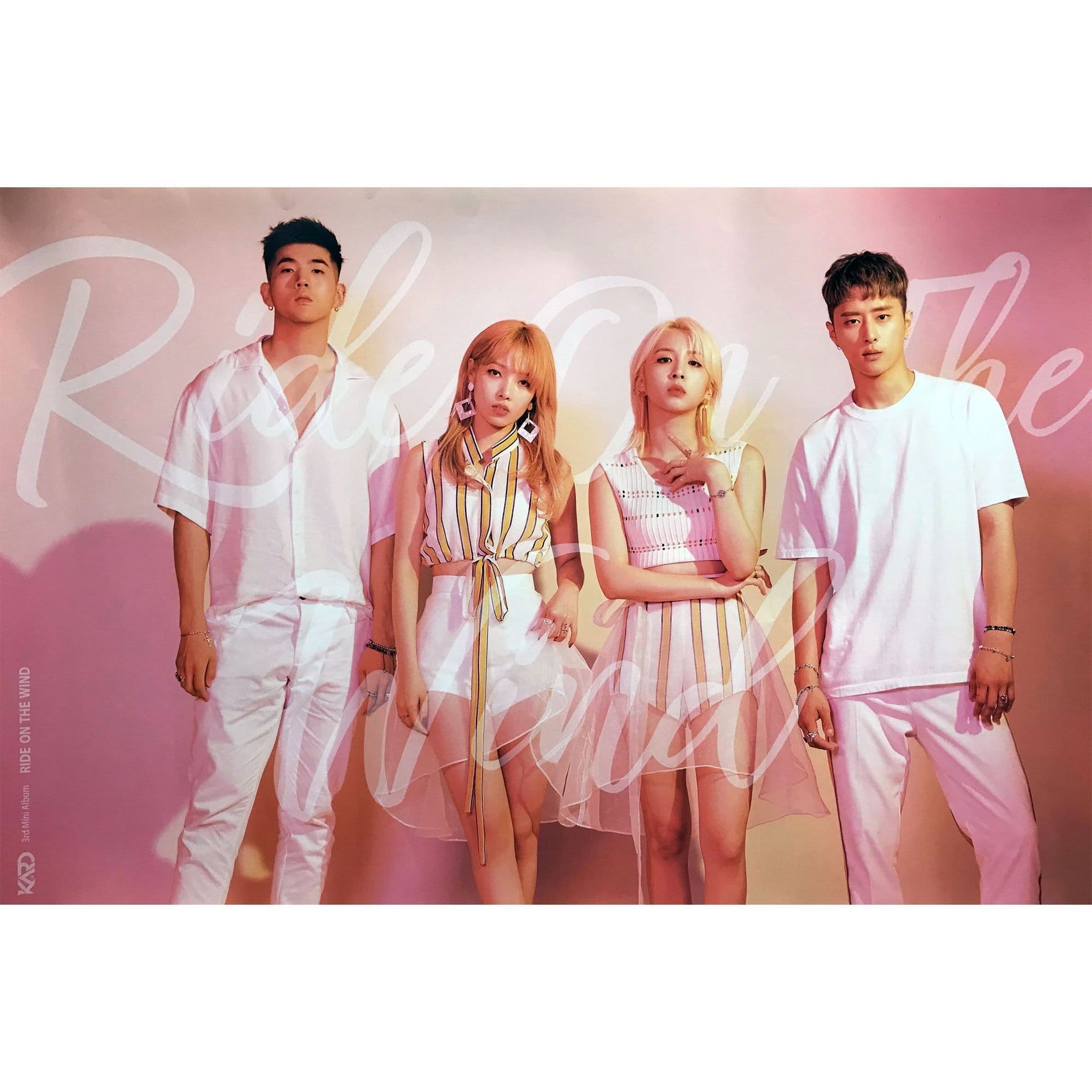 MUSIC PLAZA Poster 카드 | KARD | Ride On The Wind | POSTER