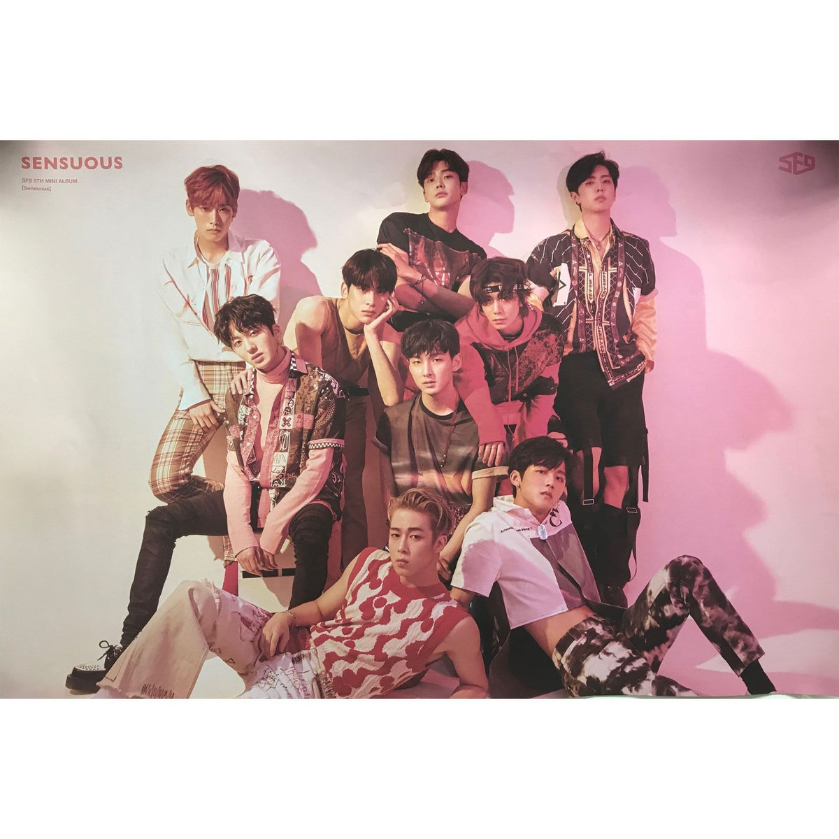 MUSIC PLAZA Poster 에스에프나인 | SF9 | 5th mini album - SENSUOUS | POSTER