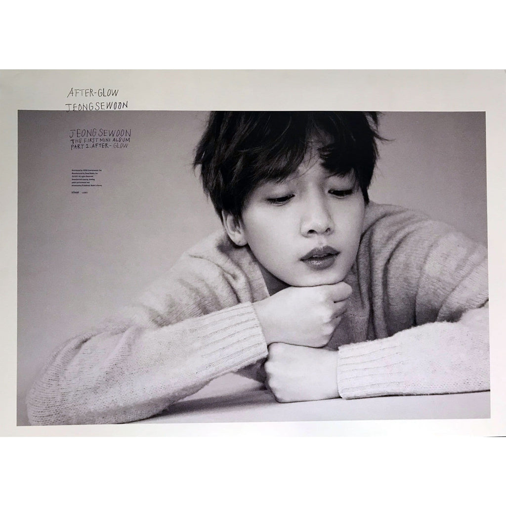 MUSIC PLAZA Poster 정세운 | 1st mini album - AFTER GLOW || POSTER