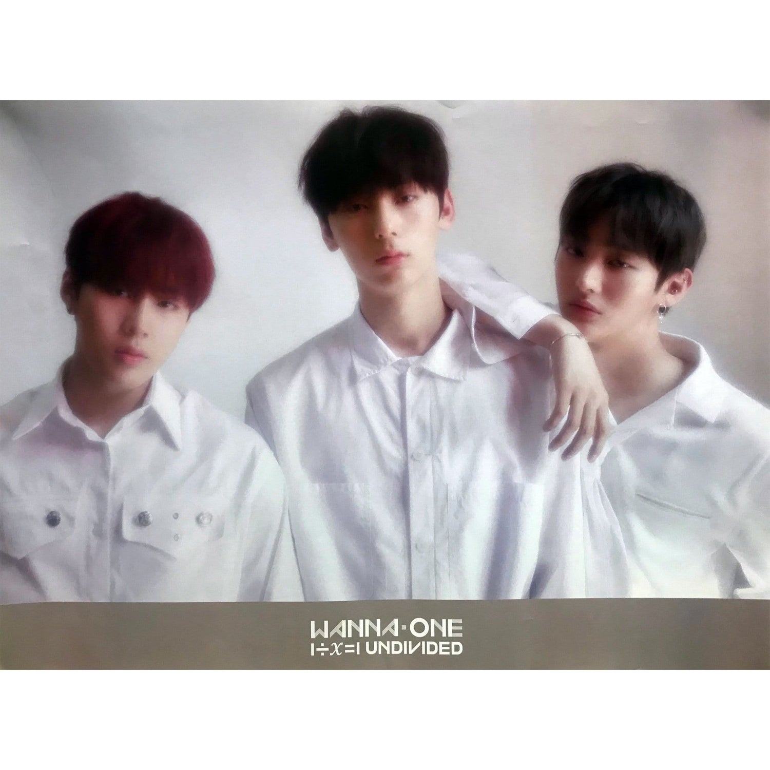 MUSIC PLAZA Poster B. lean on me WANNA ONE | 워너원 | 1÷Χ=1 (UNDIVIDED) | POSTER