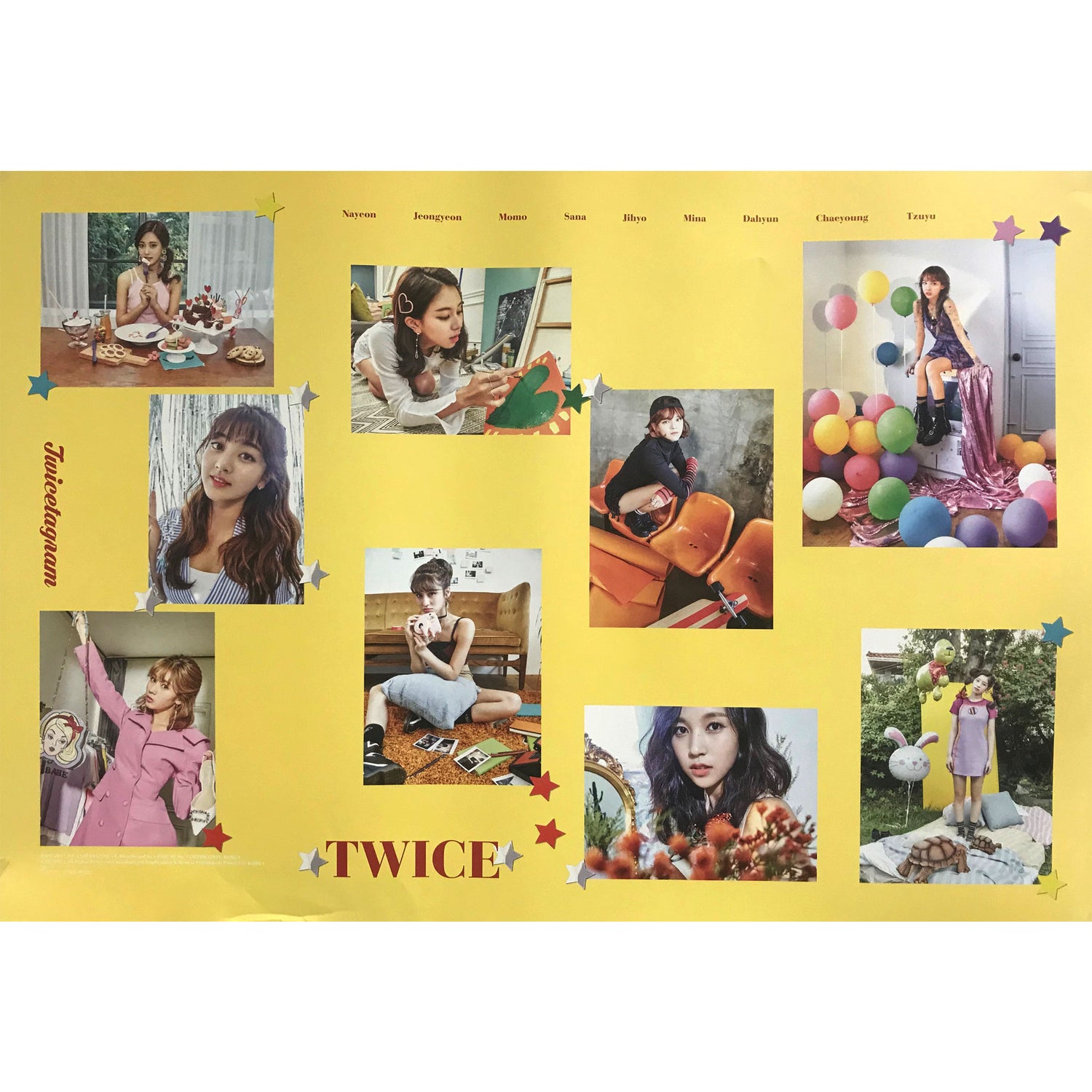  TWICETAGRAM-YELLOW COLOR | POSTER