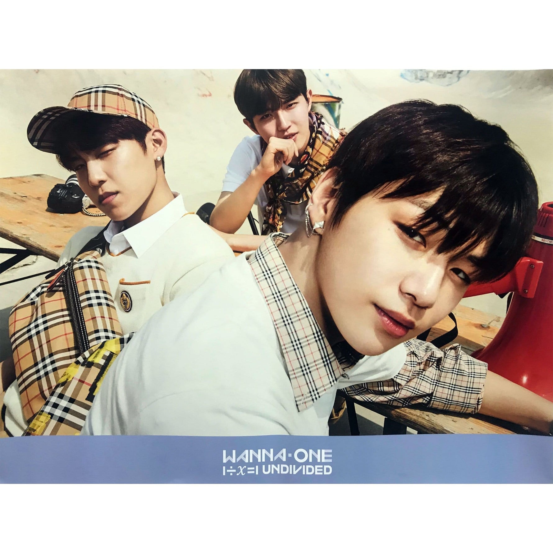 MUSIC PLAZA Poster C. triple position WANNA ONE | 워너원 | 1÷Χ=1 (UNDIVIDED) | POSTER