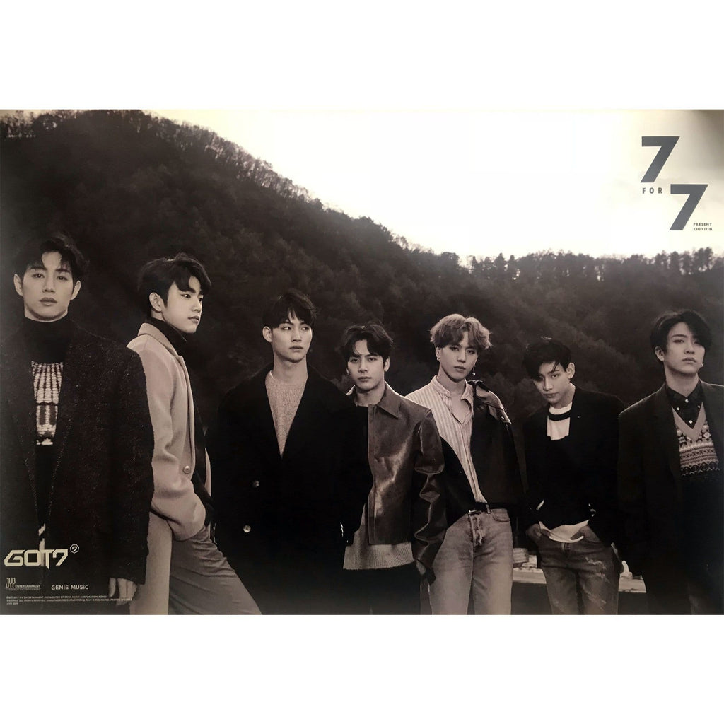MUSIC PLAZA Poster A. ver 갓세븐 | GOT7 | 7 FOR 7 - Present edition | POSTER