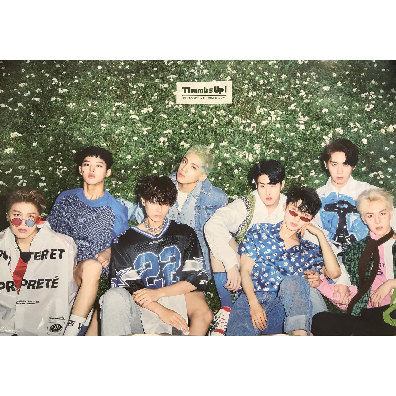 MUSIC PLAZA Poster 펜타곤 | PENTAGON | 7TH MINI ALBUM - THUMBS UP! | POSTER