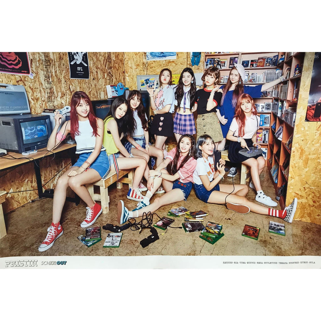 MUSIC PLAZA Poster PRISTIN | 프리스틴 | SCHXXL OUT | POSTER