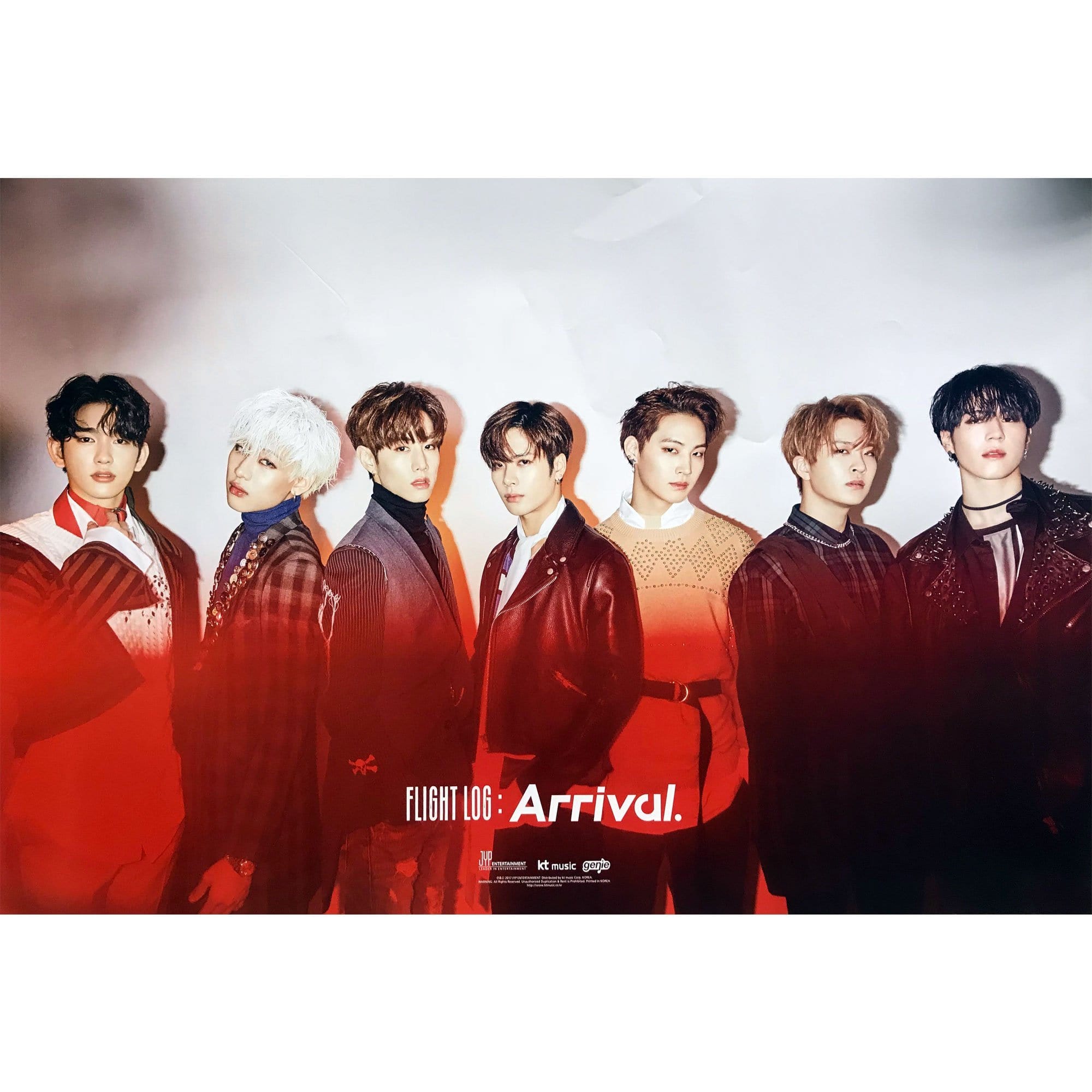 갓세븐 | GOT7 | 6TH MINI ALBUM [ FLIGHT LOG: ARRIVAL ] | POSTER