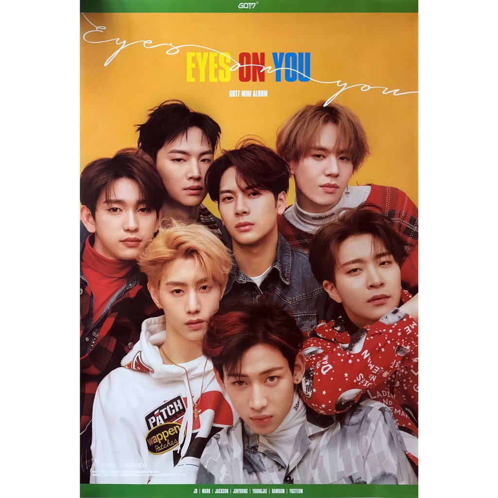 MUSIC PLAZA Poster A. ver GOT7 | 갓세븐 | 7 mini album - EYES ON YOU | POSTER