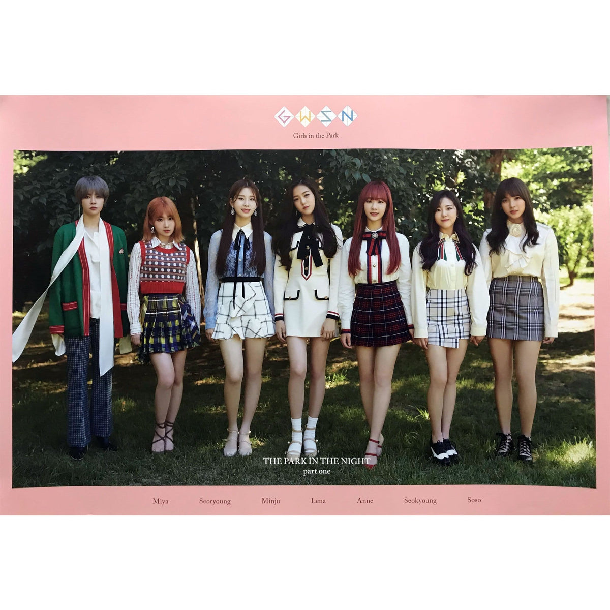 MUSIC PLAZA Poster 공원소녀 | GWSN | Girls in the park | POSTER