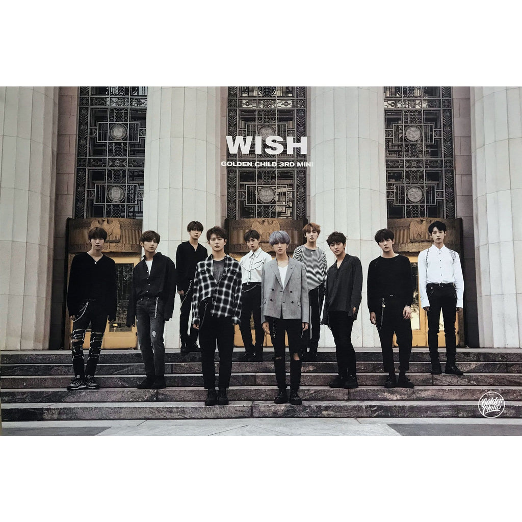 MUSIC PLAZA Poster A. ver 골든차일드 | GOLDEN CHILD | 3nd mini album - WISH | POSTER