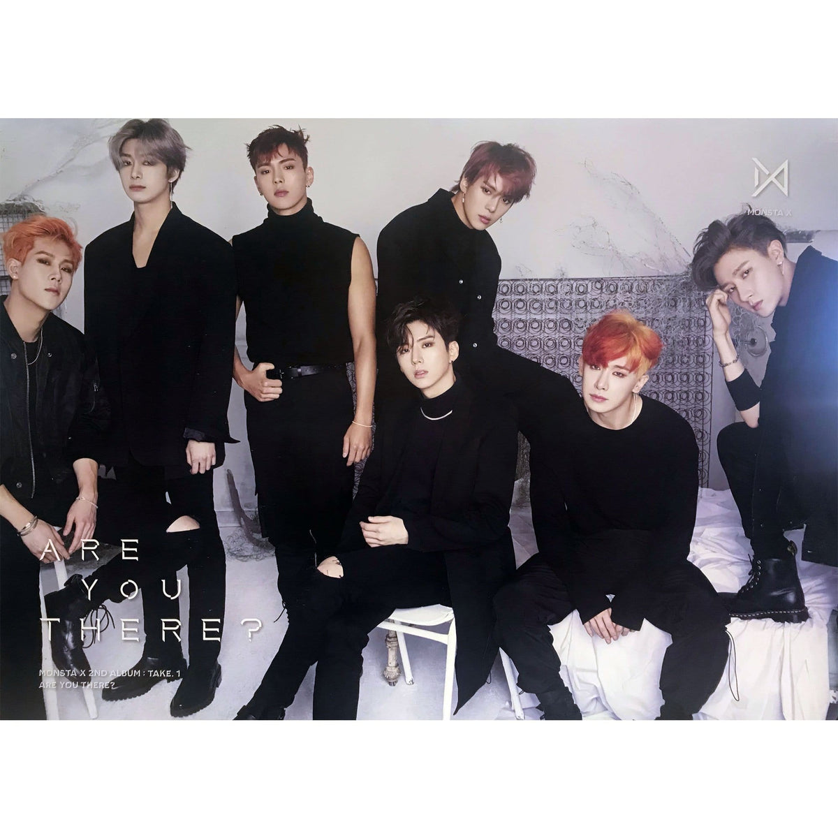 MUSIC PLAZA Poster D ver 몬스타엑스 | MONSTA X | 2nd album - ARE YOU THERE? | POSTER