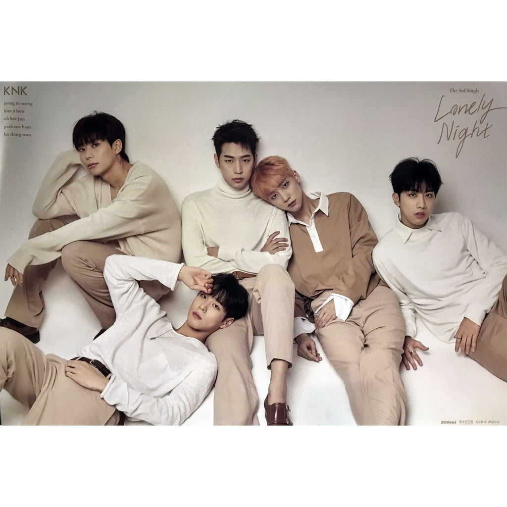 MUSIC PLAZA Poster KNK | 크나큰 |  LONELY NIGHT | POSTER