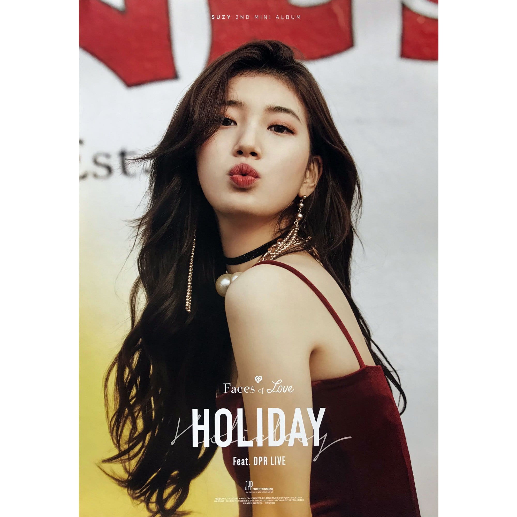 수지 | SUZY | 2ND MINI ALBUM [ FACES OF LOVE ] | POSTER ONLY