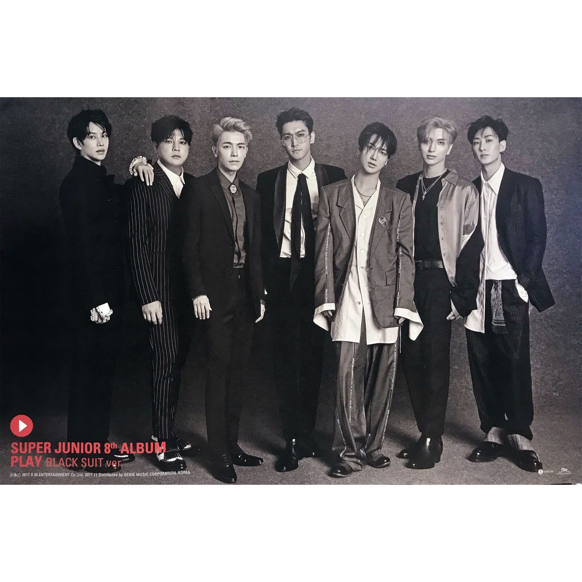 슈퍼주니어 | SUPER JUNIOR | 8TH ALBUM [ PLAY ] | POSTER ONLY