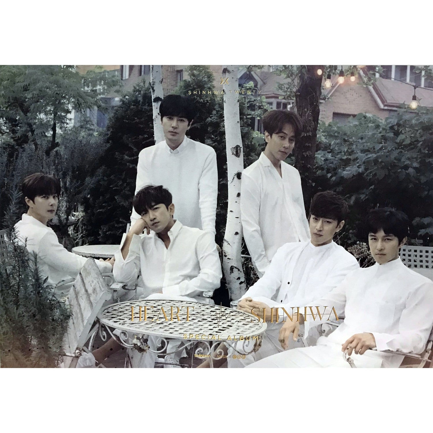 MUSIC PLAZA Poster B version 신화 | SHINHWA | TWENTY 2018 - HAERT SHINHWA | POSTER