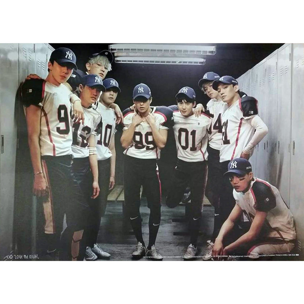 MUSIC PLAZA Poster EXO | 엑소 | LOVE ME RIGHT | POSTER