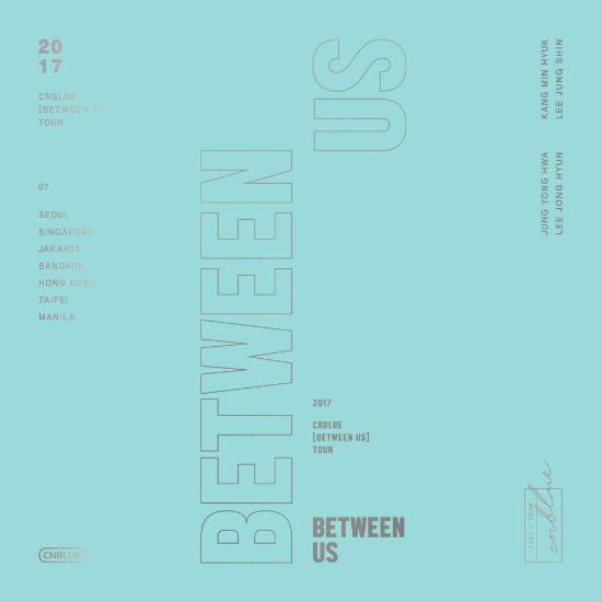MUSIC PLAZA DVD 씨엔블루 | CNBLUE <br/> 2017 BETWEEN US <br/> TOUR DVD <br/>