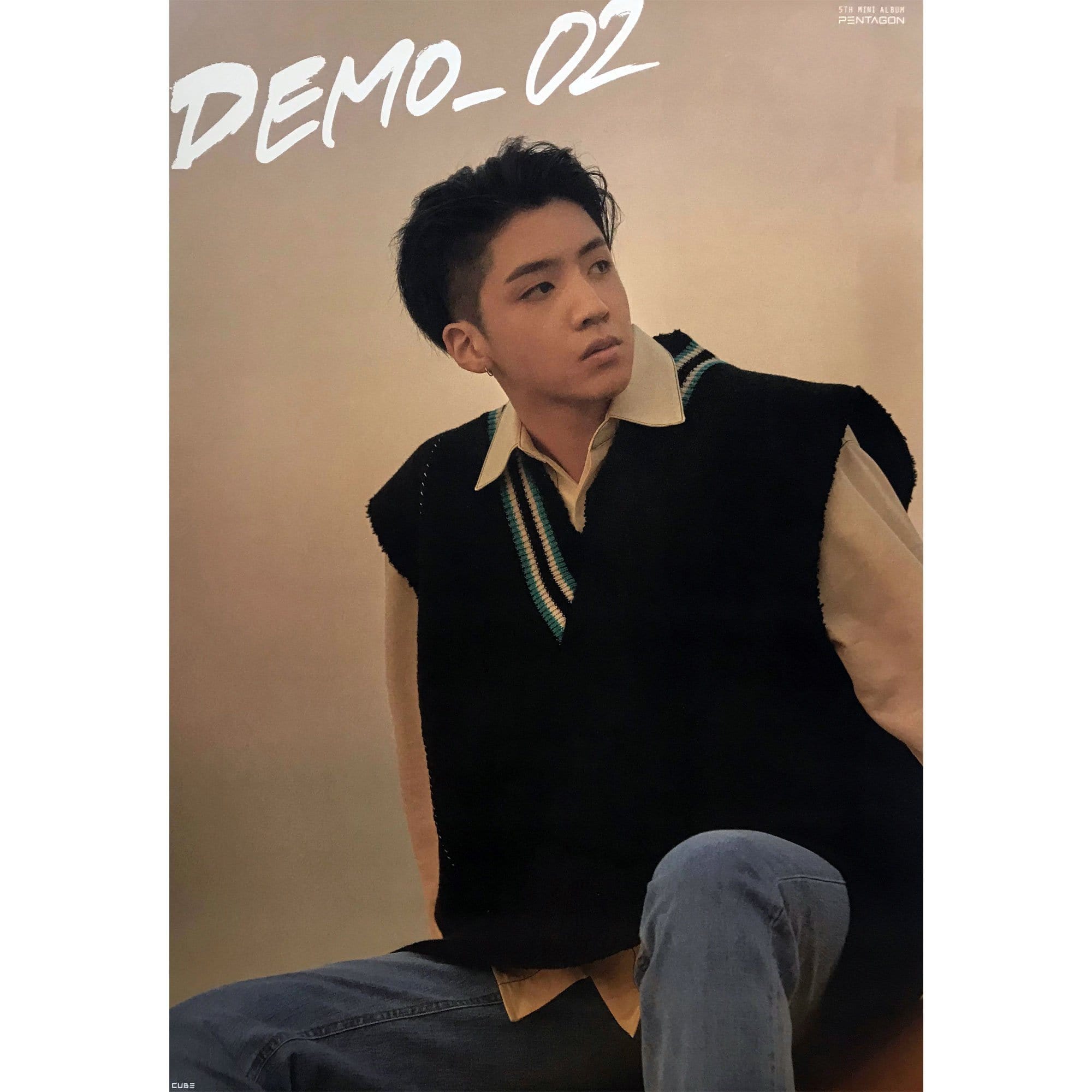 PENTAGON WE L:VE ウソク　ポスター　グッズ 펜타곤 | PENTAGON | 5TH MINI ALBUM [ DEMO_02 ] | POSTER ONLY