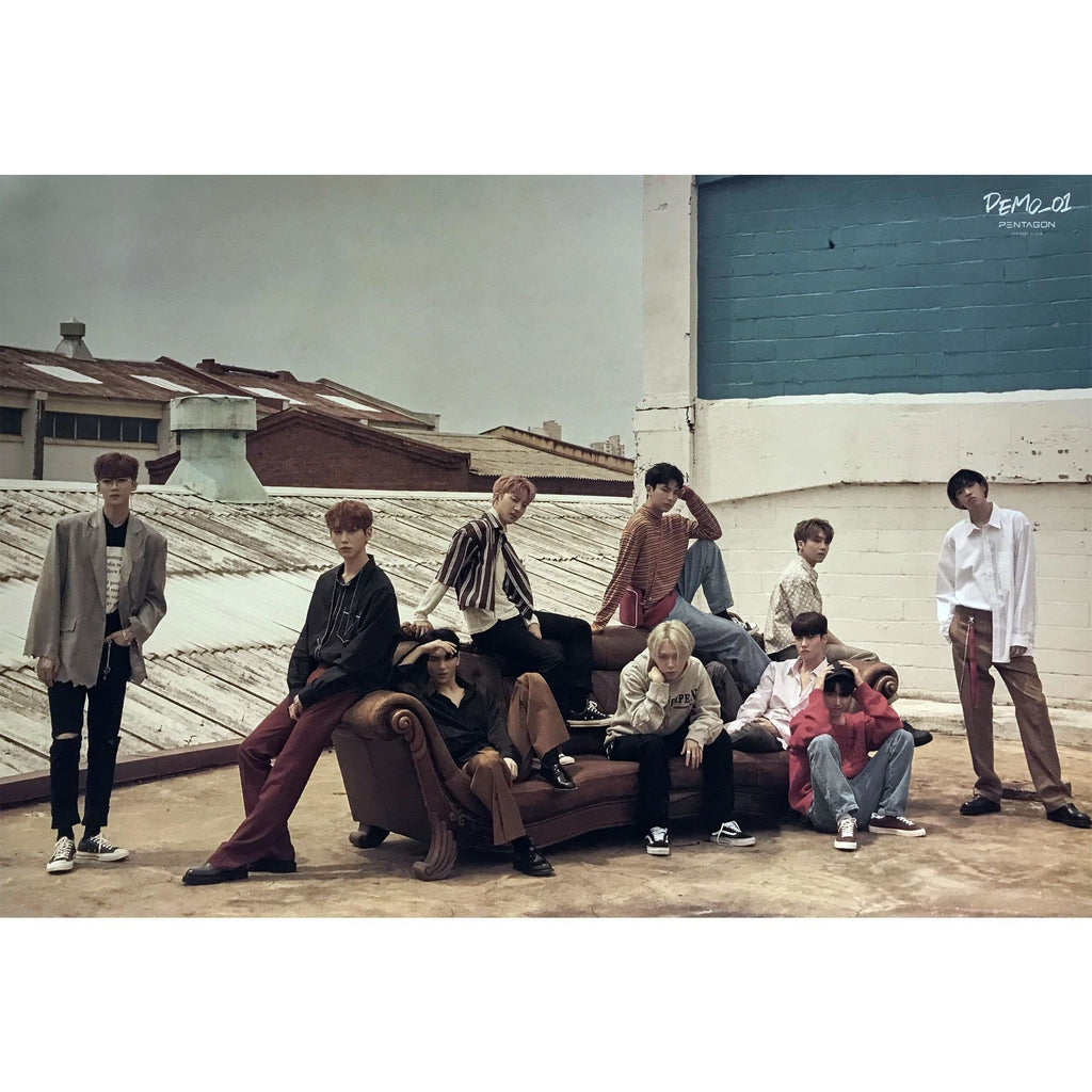 MUSIC PLAZA Poster A. ver 펜타곤 | PENTAGON | 4TH MINI -  DEMO 01 | POSTER ONLY