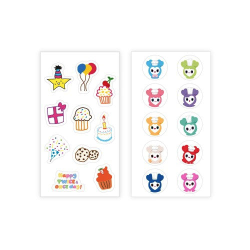 트와이스 | TWICE [ HAPPY TWICE & ONCE DAY! ] LOVELY SCENT MASK STICKER SET - MINT