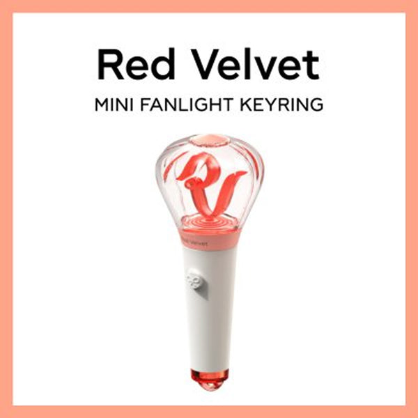 RED VELVET OFFICIAL LIGHT STICK MINI KEYRING - Music Plaza