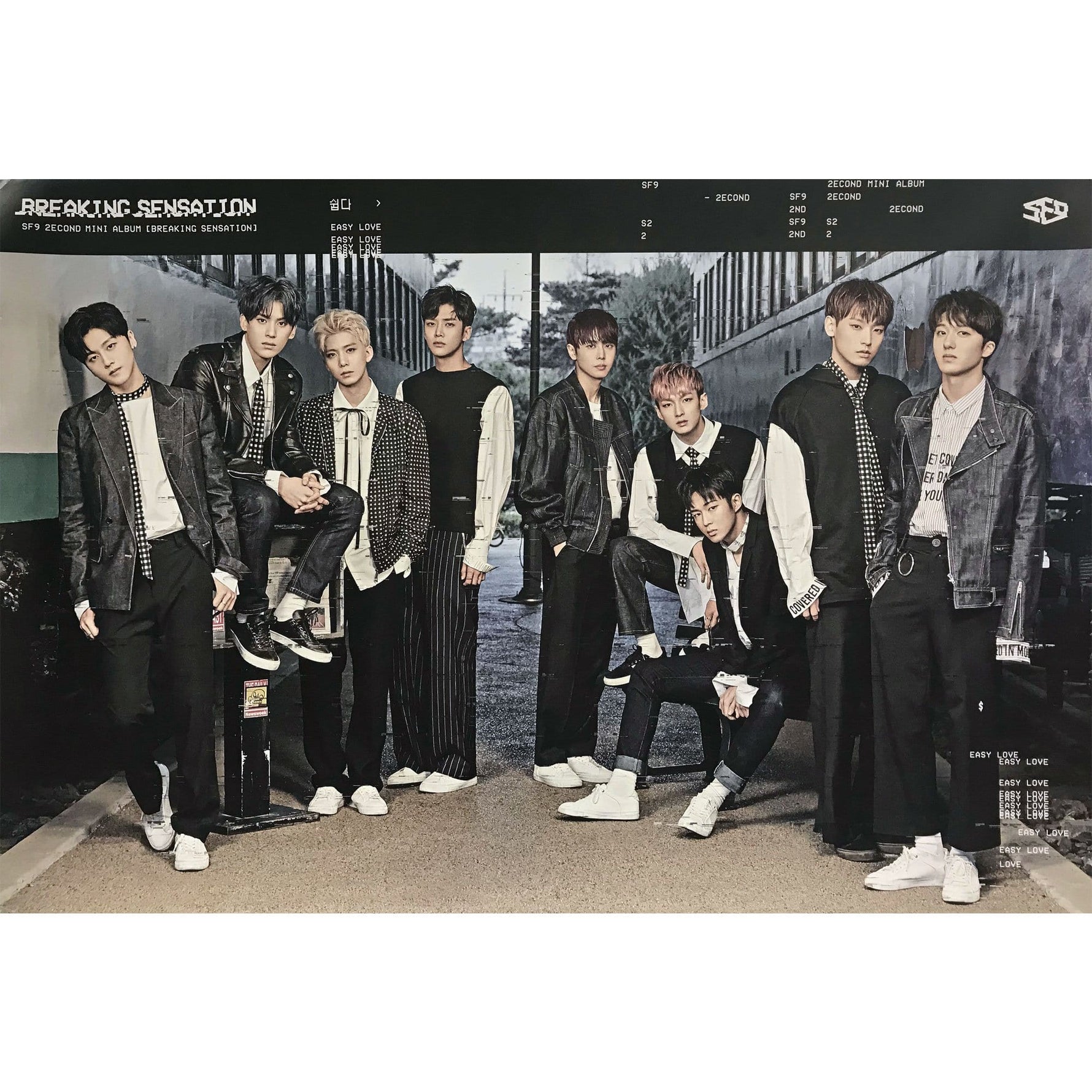 MUSIC PLAZA Poster 에스에프나인 | SF9 | 2ND MINI - BREAKING SENSATION | POSTER