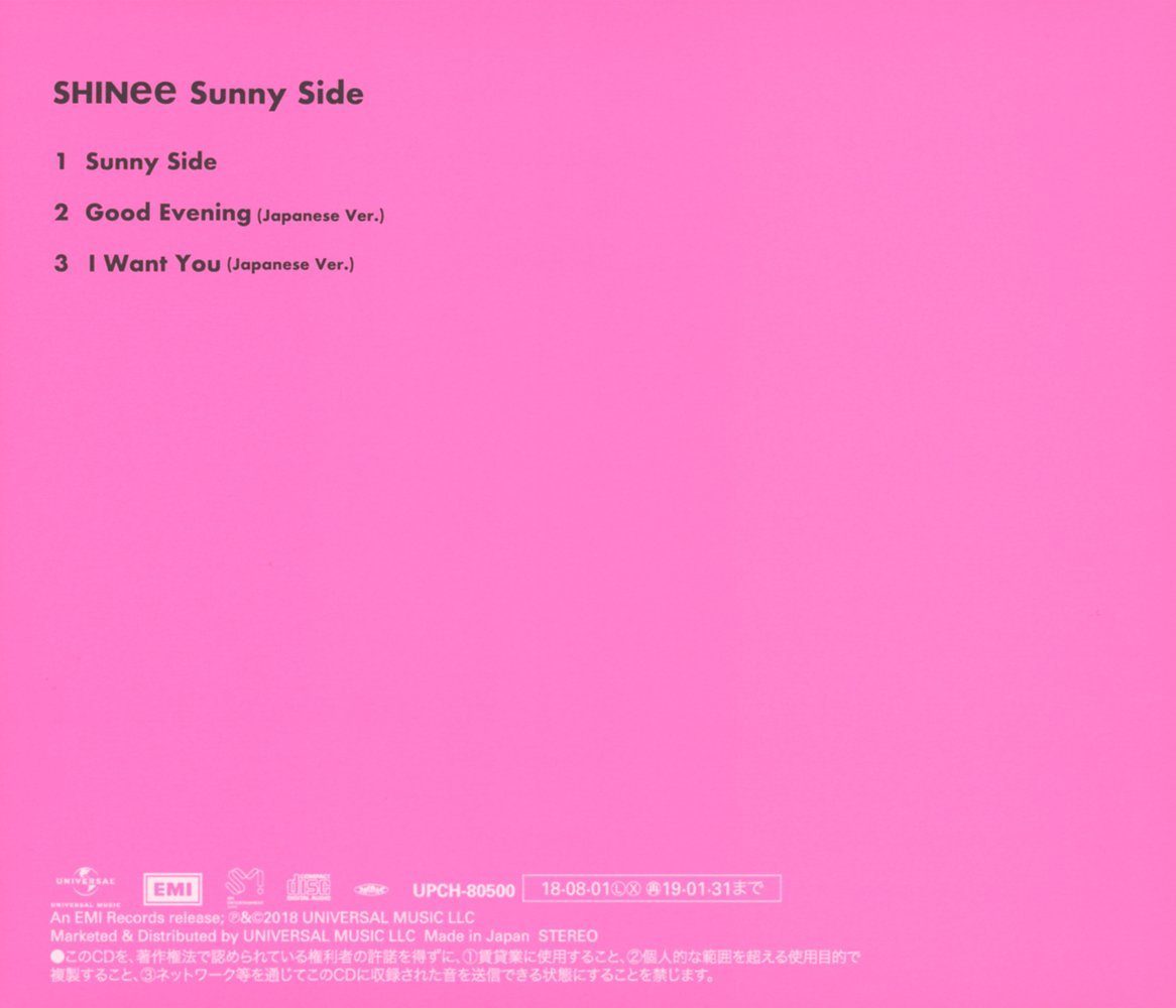 샤이니 | SHINEE 15TH JAPANESE SINGLE ALBUM [ SUNNY SIDE ]