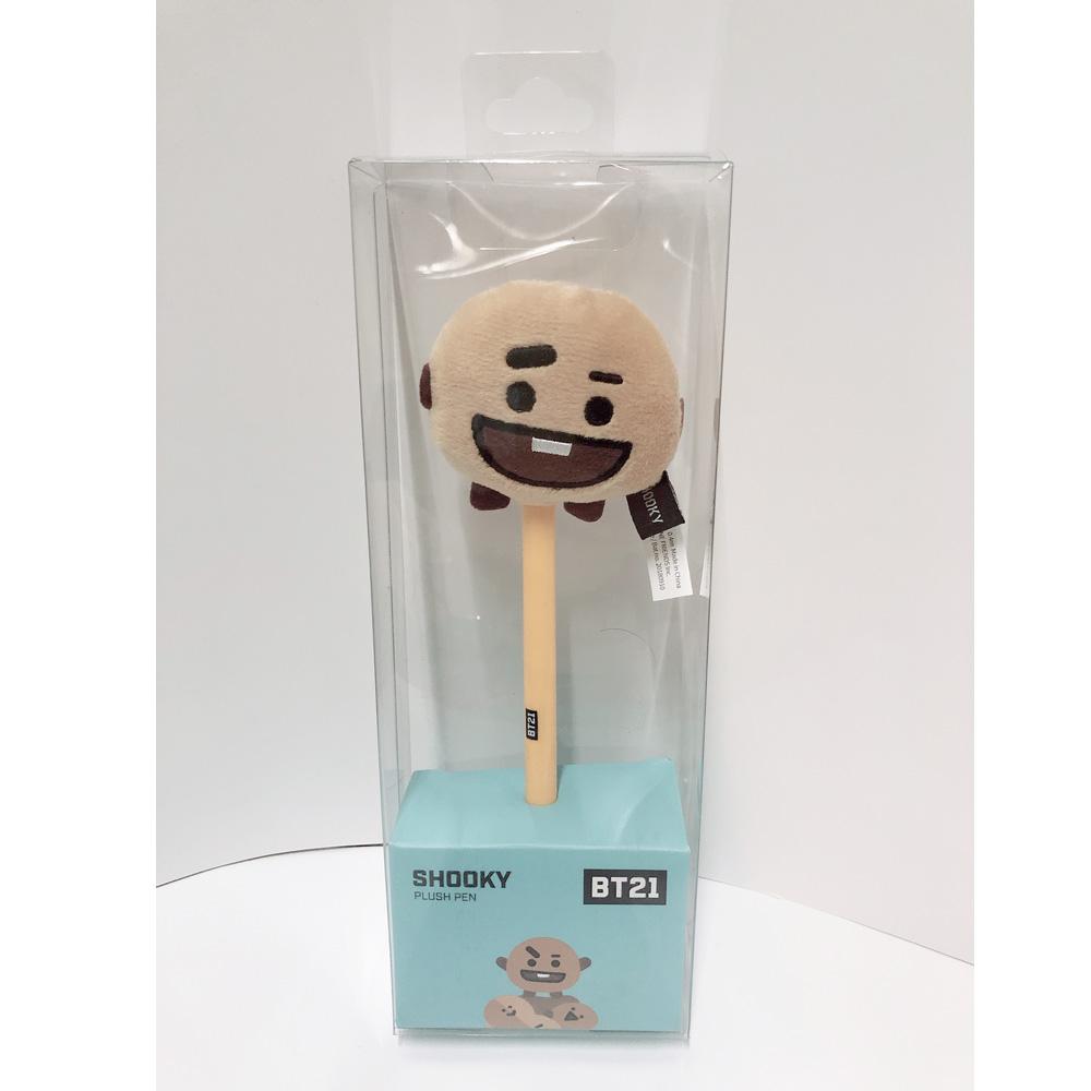 MUSIC PLAZA Goods SHOOKY BT21 OFFICIAL  PLUSH PEN