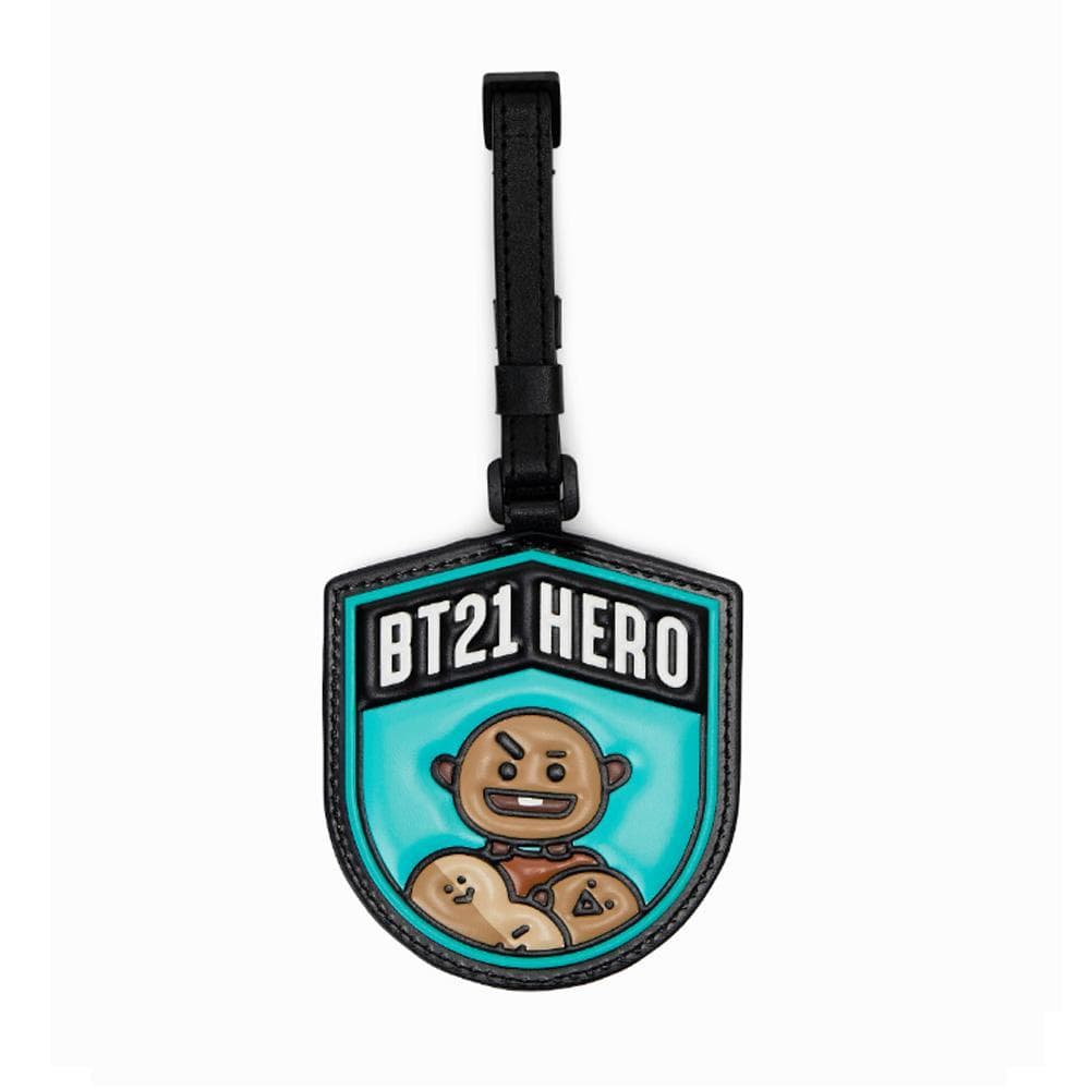 MUSIC PLAZA Goods SHOOKY BT21 OFFICIAL GOODS [ WAPPEN NAME TAG- LUGGAGE TAG ]