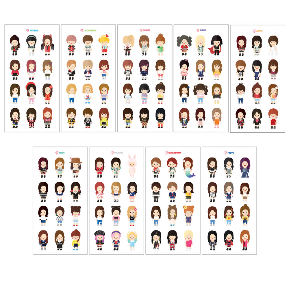 TWICE Twaii's Shop [ CHARACTER ALBUM STICKER ] OFFICIAL MD