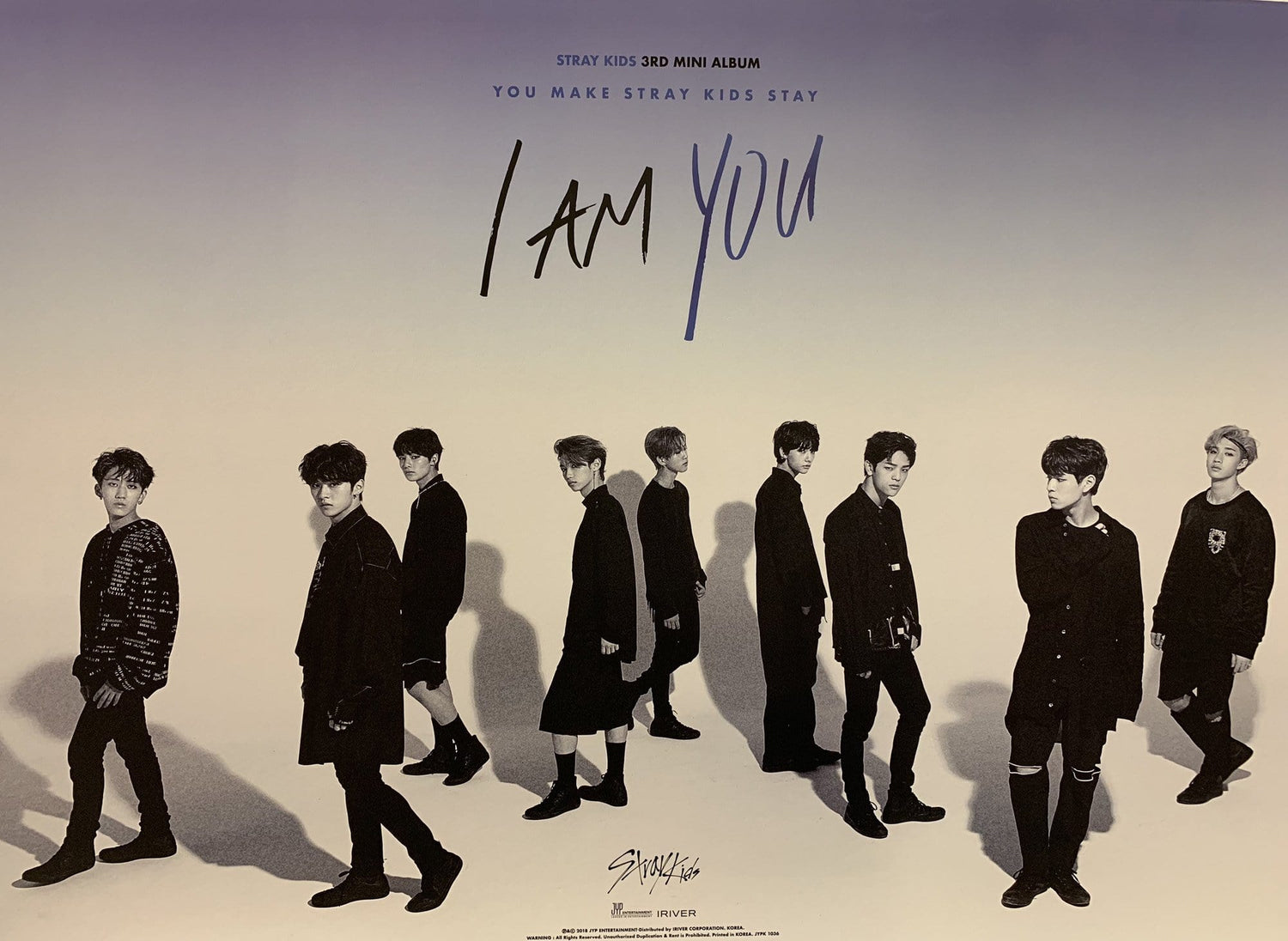 MUSIC PLAZA Poster B Stray Kids | 스트레이 키즈 |  I Am YOU  | POSTER
