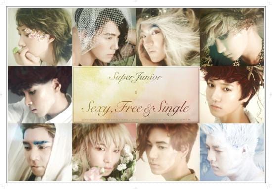 MUSIC PLAZA Poster 슈퍼주니어 | SUPER JUNIOR<br/>Sexy Free&Single POSTER<br/>35 1/4" X 24"