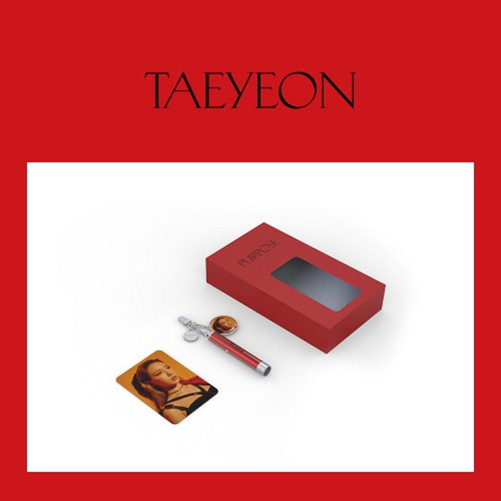 태연 | TAEYEON [ PURPOSE ] PHOTO PROJECTION KEYRING + PHOTO CARD