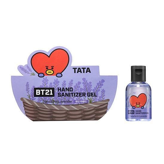 MUSIC PLAZA Goods BT21 Hand Sanitizer Gel [ TATA ] Transfarm Lavender