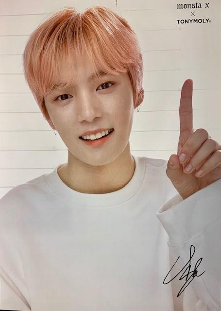 MUSIC PLAZA Poster Minhyuk Monsta X | 몬스타엑스 | Tony Moly Individual Posters