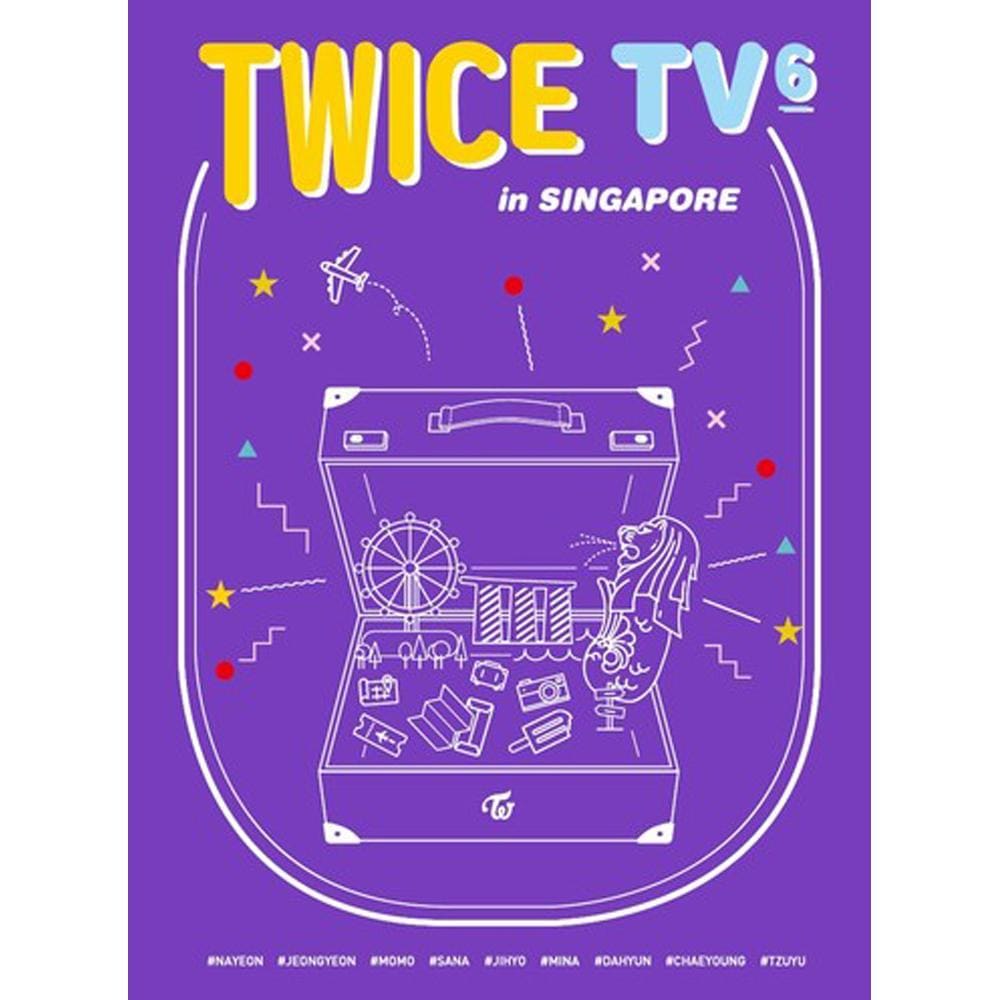 MUSIC PLAZA Photo Book TWICE 트와이스 - TWICE TV6 : TWICE IN SINGAPORE 3DVD