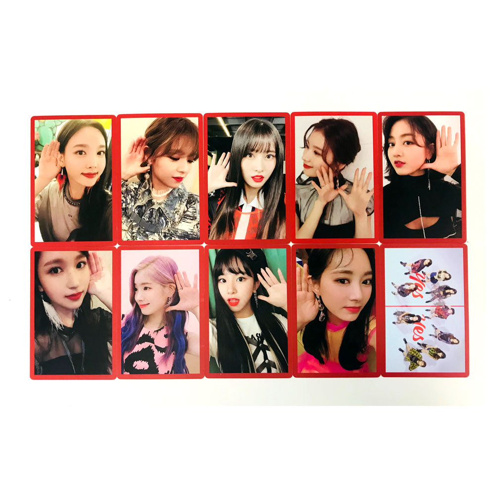 TWICE YES OR YES PHOTO CARD SET / 3 TYPE